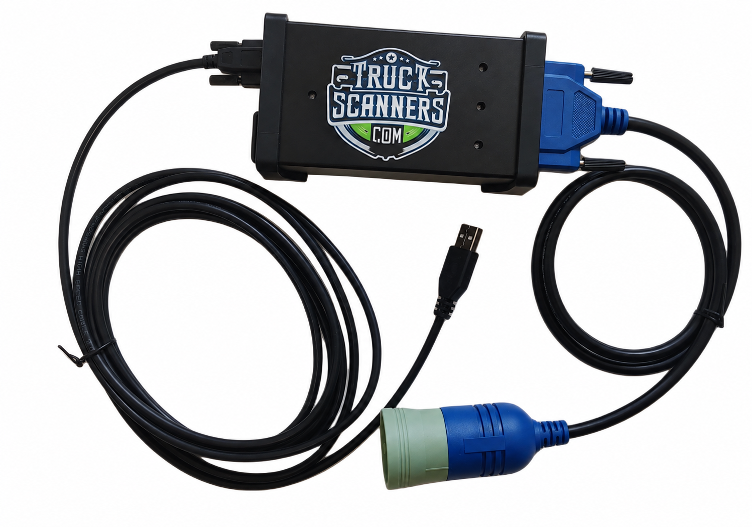 truckscanners CNH case adapter DPA - Diesel Scanners & Laptops CNH DPA 5 EST Diagnostic Interface Adapter and Cables for Case and New Holland